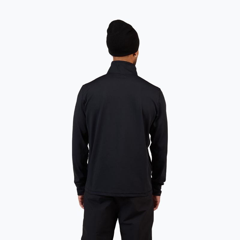 Herren-Skifleece Rossignol Mid Layer Stertch Half Zip black 3