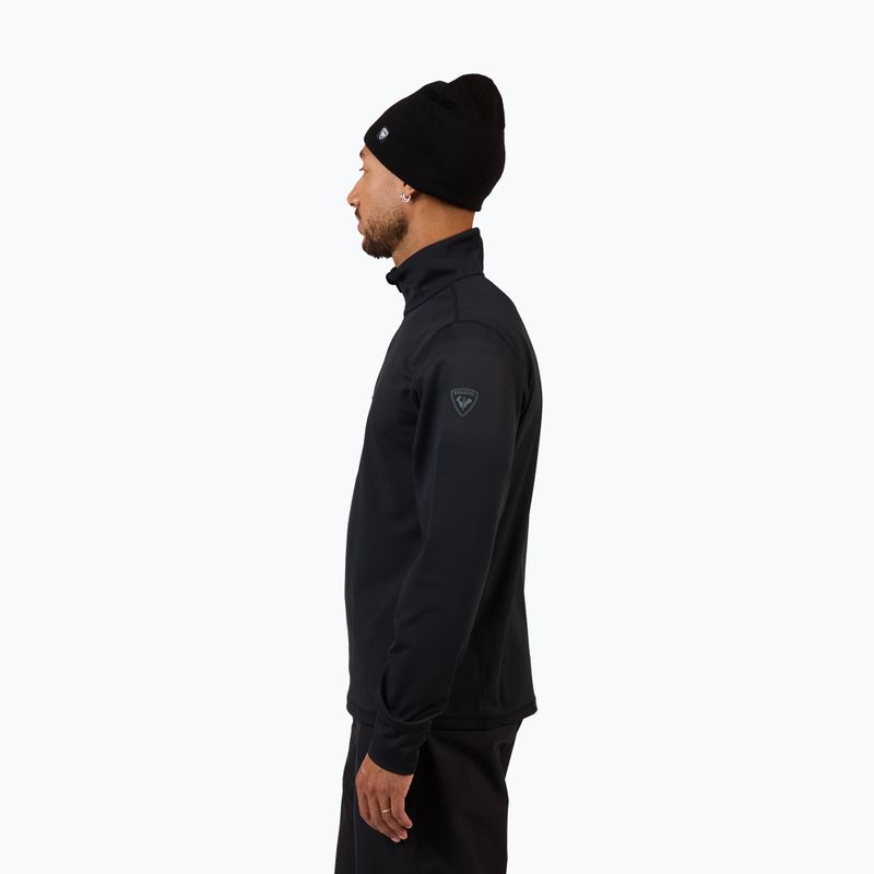 Herren-Skifleece Rossignol Mid Layer Stertch Half Zip black 4