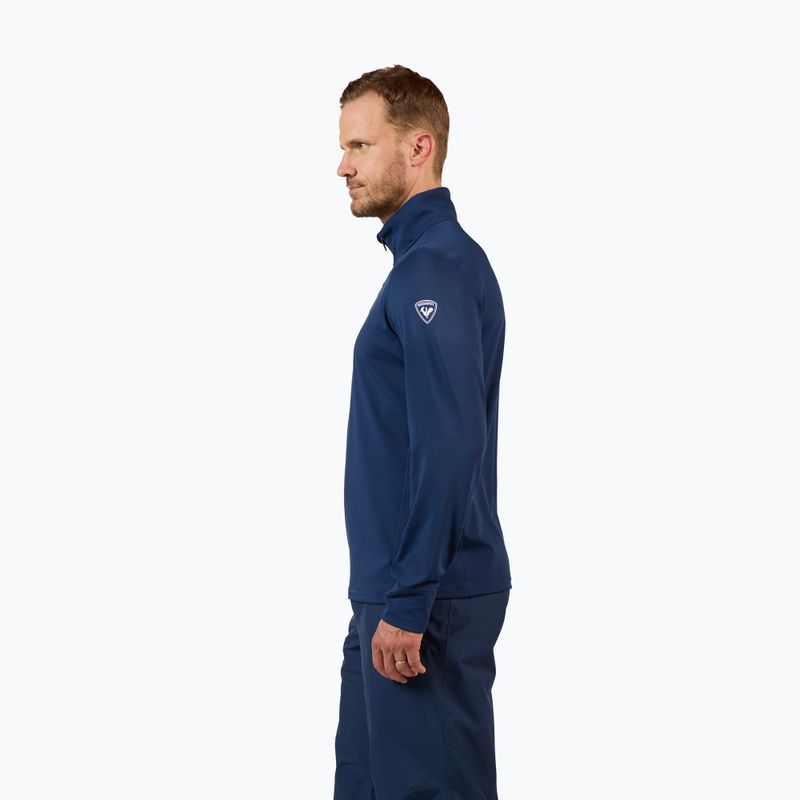 Herren-Skifleece Rossignol Mid Layer Stertch Half Zip dark navy 4