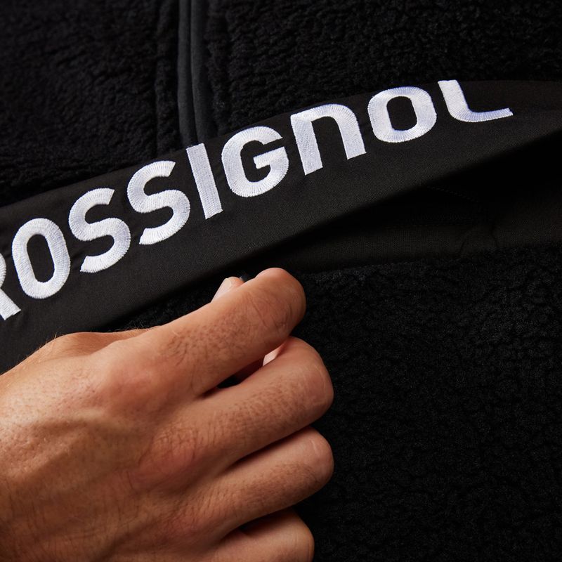 Herren-Fleece-Anorak Rossignol Alltrack Anorak Fleece black 7