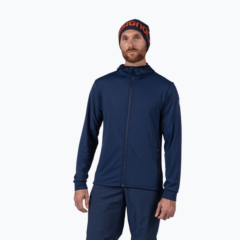 Fleecejacke für Herren Rossignol Mid Layer Stretch Hoodie dark navy