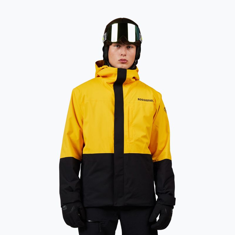 Herren-Skijacke Rossignol Desafio 2L Shell saffron yellow