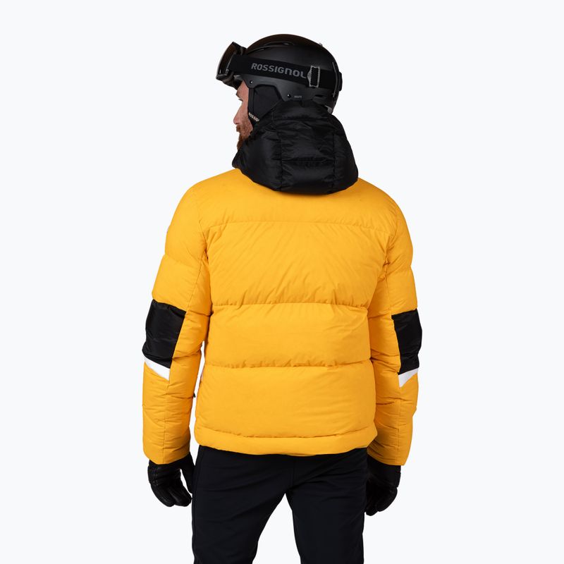 Herren-Skijacke Rossignol Daille Down saffron yellow 3