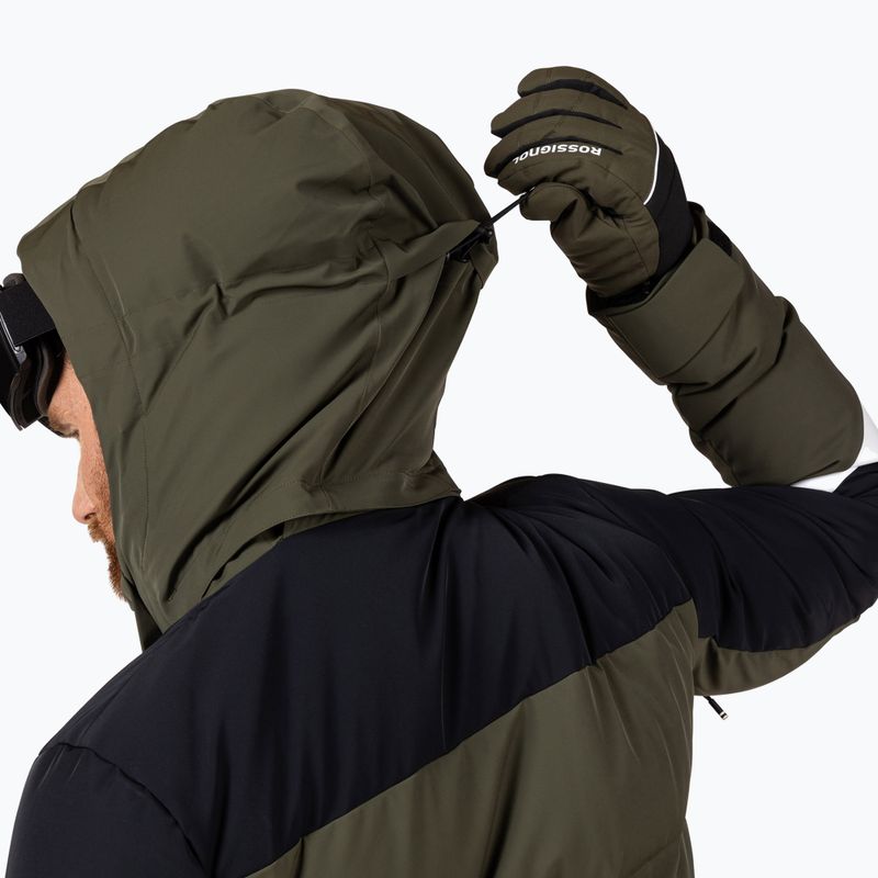 Herren-Skijacke Rossignol Ciastel Down Mix olive shadow 5