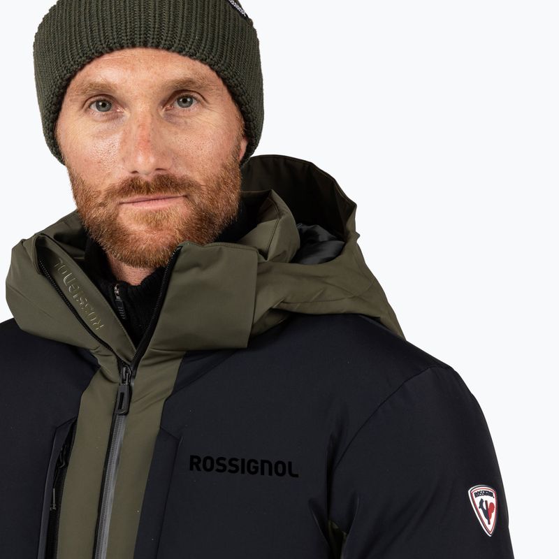 Herren-Skijacke Rossignol Ciastel Down Mix olive shadow 6