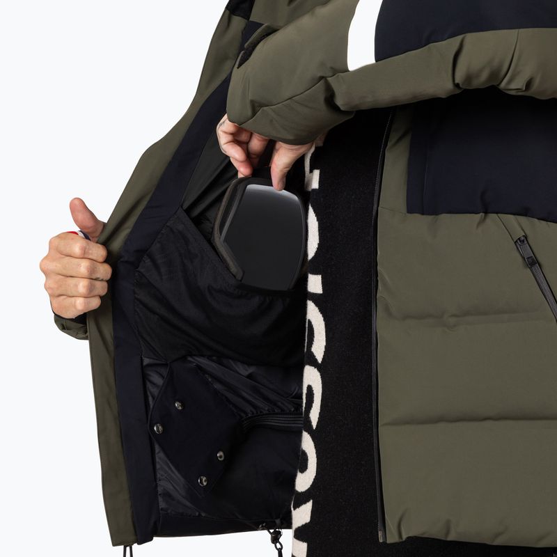Herren-Skijacke Rossignol Ciastel Down Mix olive shadow 13