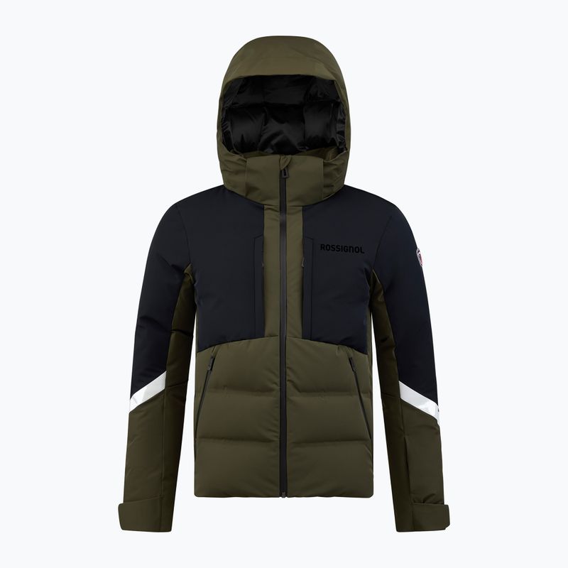 Herren-Skijacke Rossignol Ciastel Down Mix olive shadow 15
