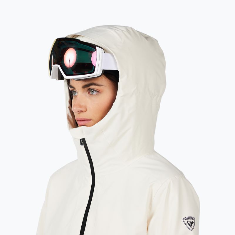 Damen-Skijacke Rossignol Rochrun Insulated nature white 5