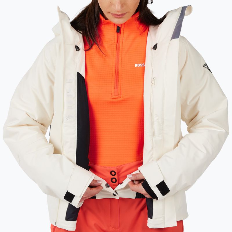 Damen-Skijacke Rossignol Rochrun Insulated nature white 13