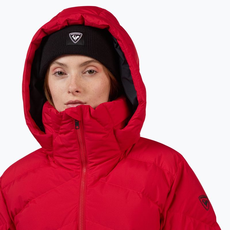 Damen-Skijacke Rossignol Wispile Ripstop Down ruby red 7