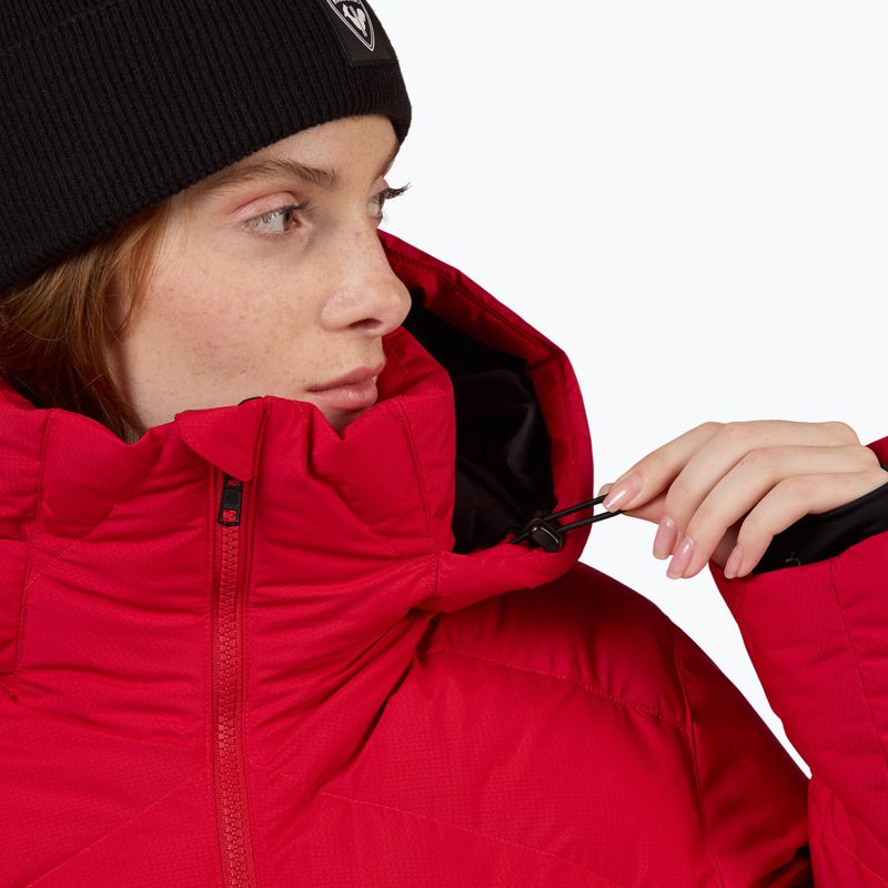 Damen-Skijacke Rossignol Wispile Ripstop Down ruby red 9