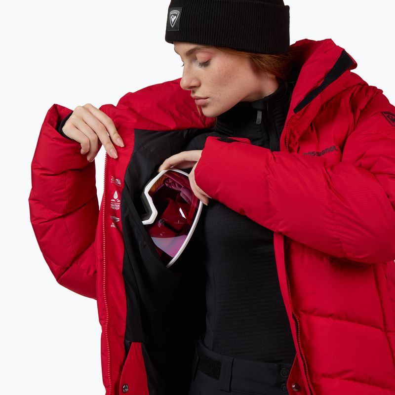 Damen-Skijacke Rossignol Wispile Ripstop Down ruby red 17