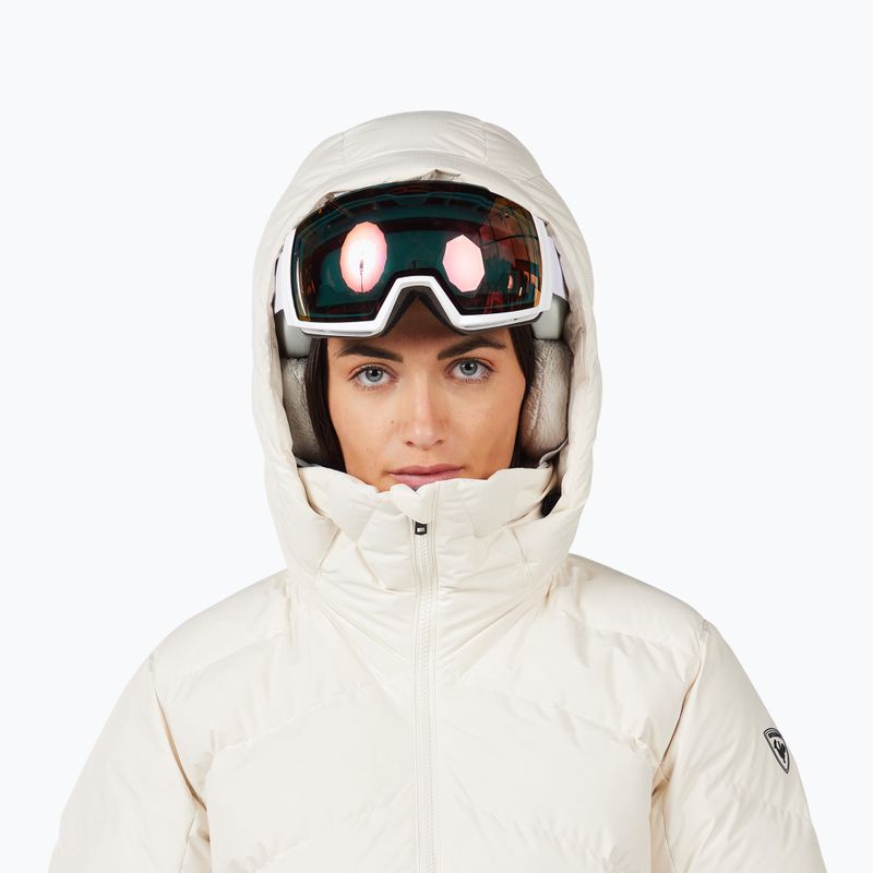 Damen-Skijacke Rossignol Wispile Ripstop Down nature white 5