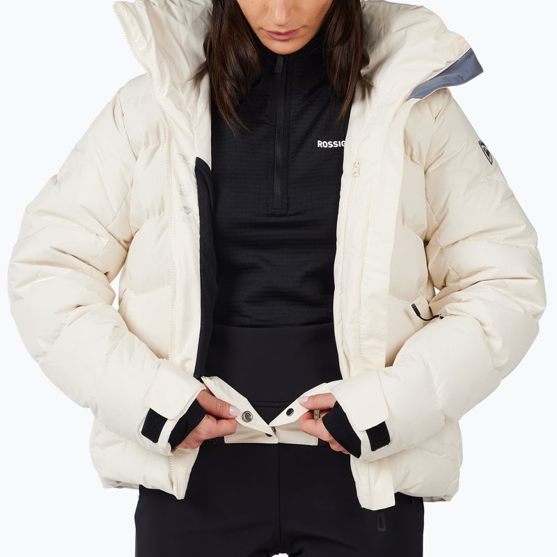 Damen-Skijacke Rossignol Wispile Ripstop Down nature white 15