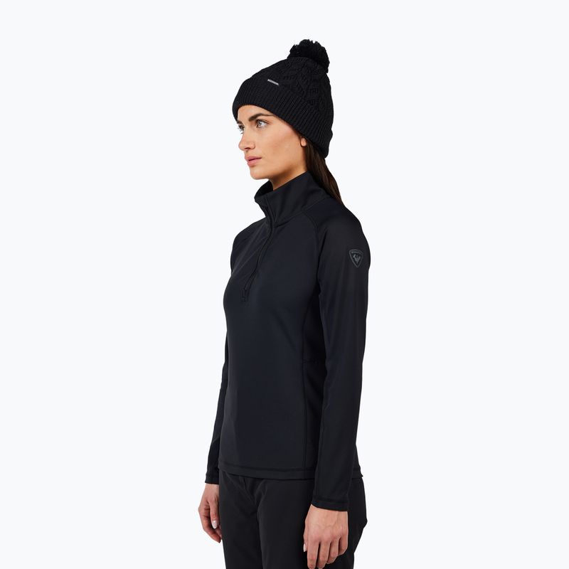 Fleecejacke für Damen Rossignol Mid Layer Stretch Half Zip black 4
