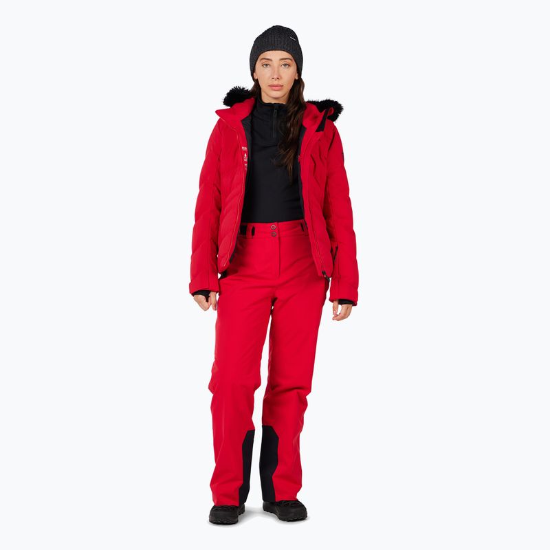 Damen-Skihose Rossignol Strawpile Insulated ruby red 2