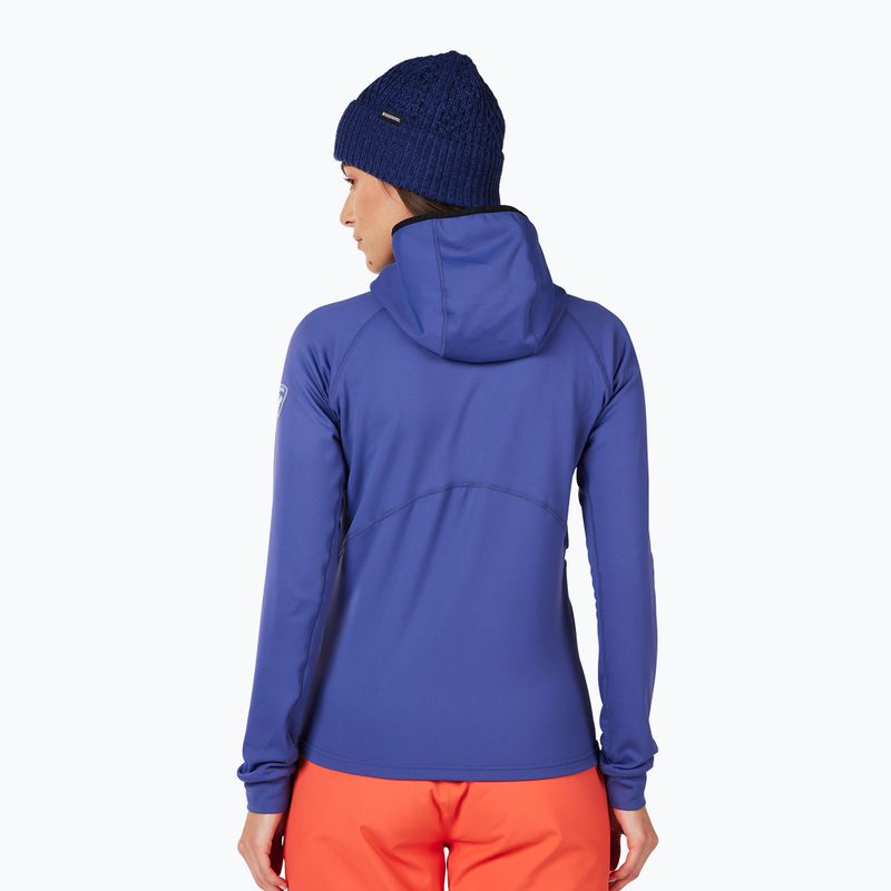 Damen-Midlayer Rossignol Mid Layer Thin Full Zip Future Blue 3