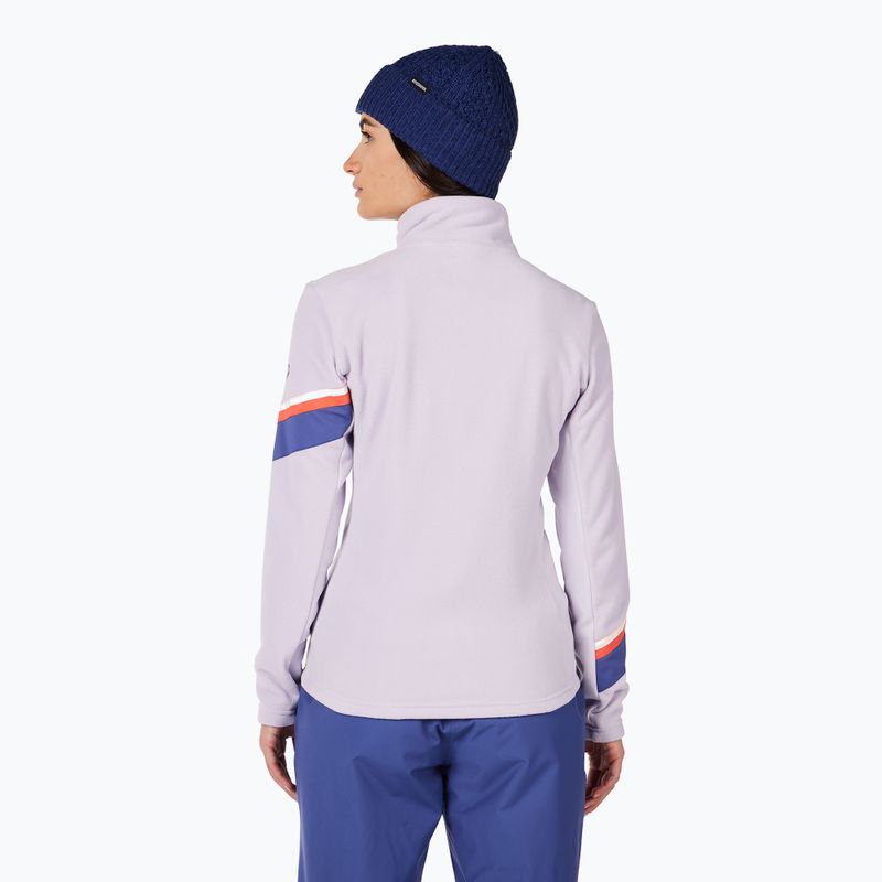 Damen-Fleecejacke Rossignol Strawpile Fleece Fz galactic lilac 3