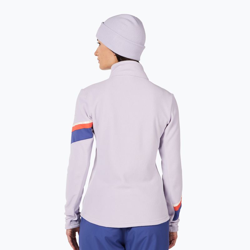 Damen-Fleecejacke Rossignol Strawpile Fleece Hz galactic lilac 3