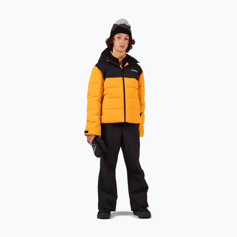 Kinder-Skijacke Rossignol Siz Quiled saffron yellow 2