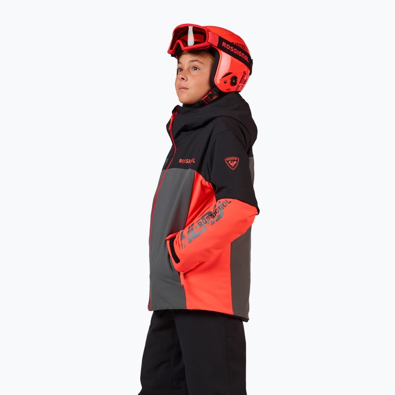 Kinder-Skijacke Rossignol Hero Velika Insulated black 4