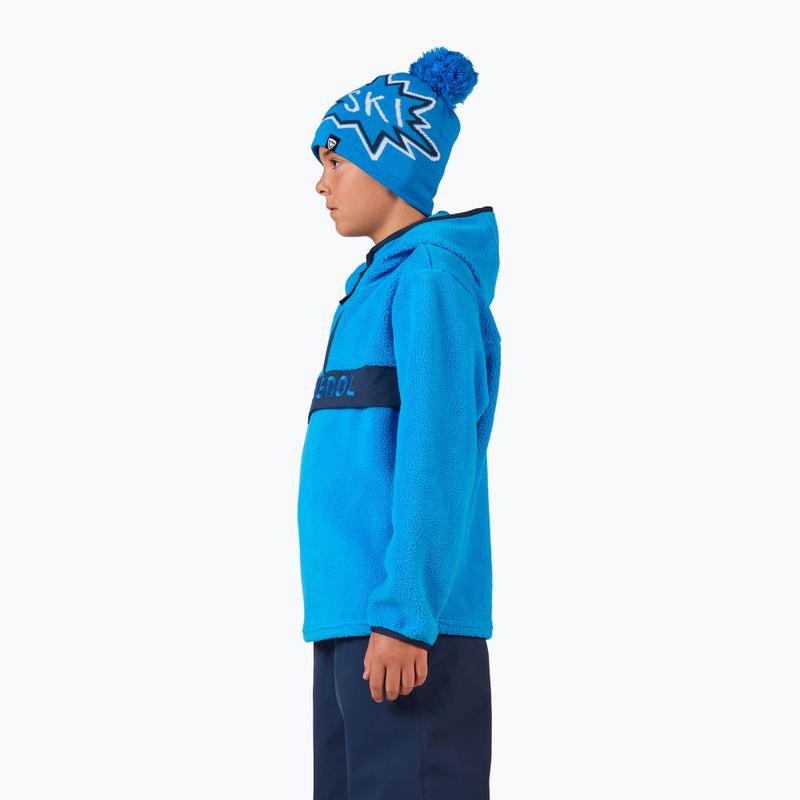 Kinder-Fleecejacke Rossignol Alltrack Anorak Fleece blazing blue 4
