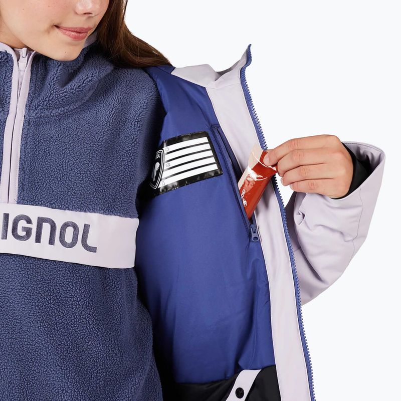 Kinder-Skijacke Rossignol Strawpile Jr galactic lilac 10