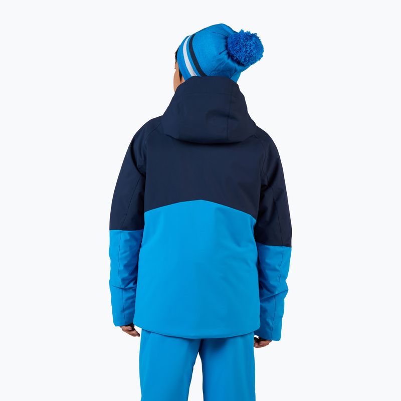 Kinder-Skijacke Rossignol Wispile Blazing Blue 3