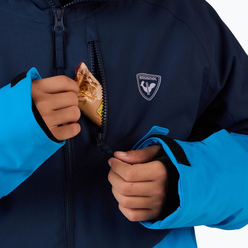 Kinder-Skijacke Rossignol Wispile Blazing Blue 11