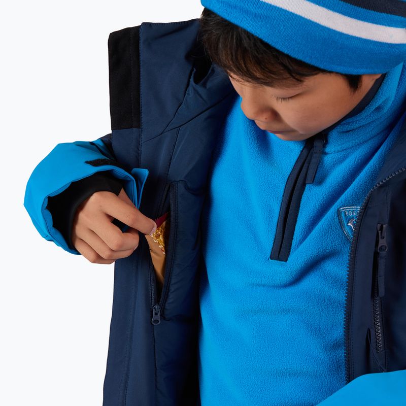 Kinder-Skijacke Rossignol Wispile Blazing Blue 16