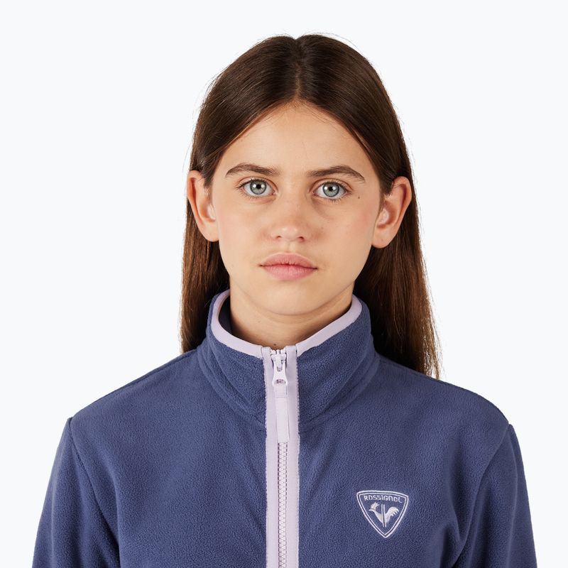 Kinder-Fleecejacke Rossignol Jr Strawpile Fleece Fz RLNYL03_A02 true night blue 6