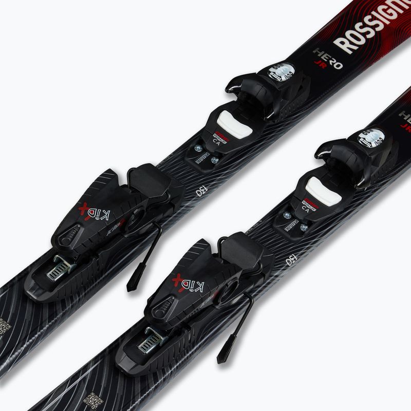 Kinder-Alpinski mit Bindung Rossignol Hero Jr 100-140 + Kid 4 GW 6