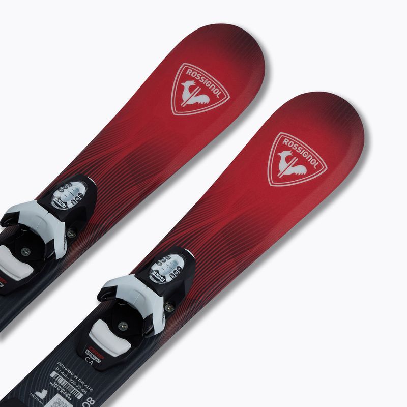 Kinder-Alpinski mit Bindung Rossignol Hero Kid Pre-Drilled + Team 4 GW 5