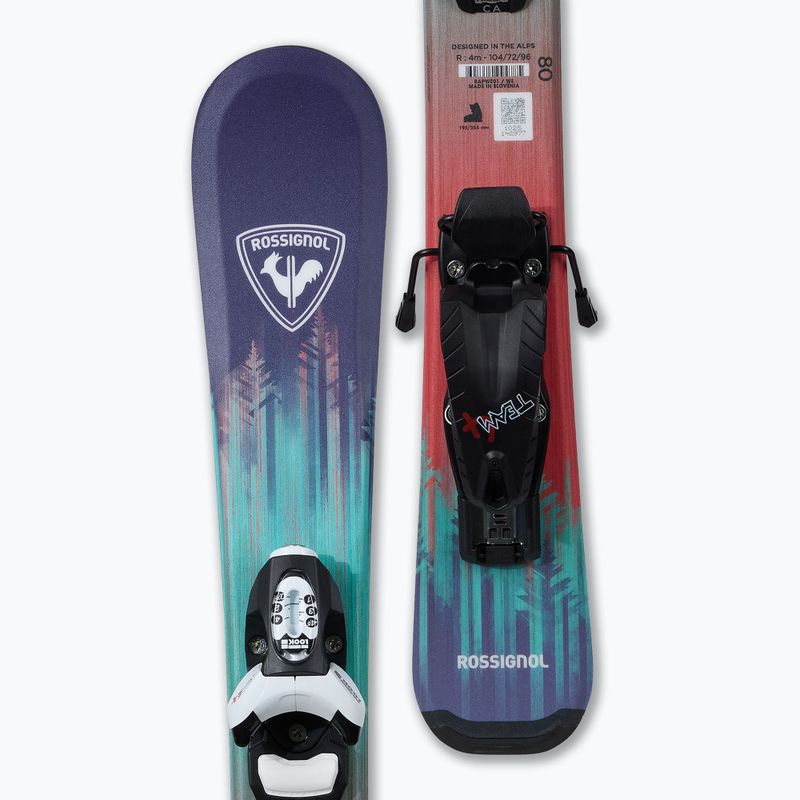 Kinder-Alpinski mit Bindung Rossignol Sender Kid Pre-Drilled + Team 4 GW 4