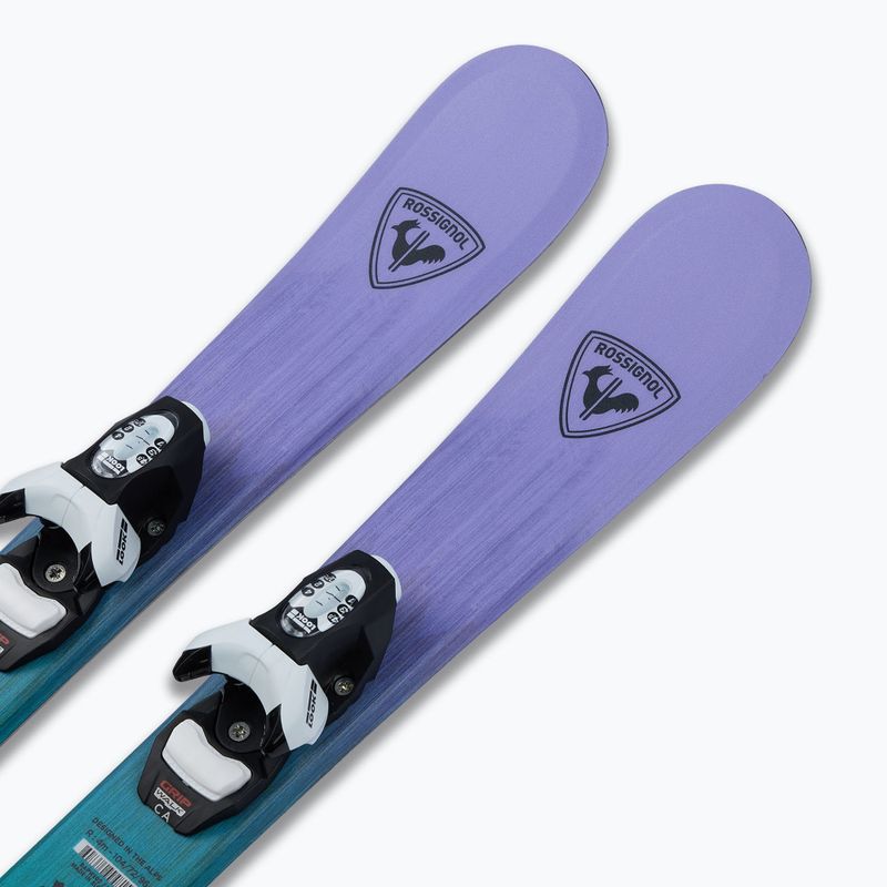 Kinder-Alpinski mit Bindung Rossignol Soul Kid Pre-Drilled+Team 4 GW 4