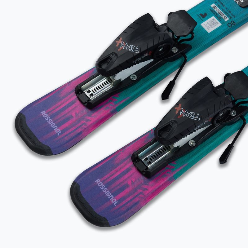 Kinder-Alpinski mit Bindung Rossignol Soul Kid Pre-Drilled+Team 4 GW 6