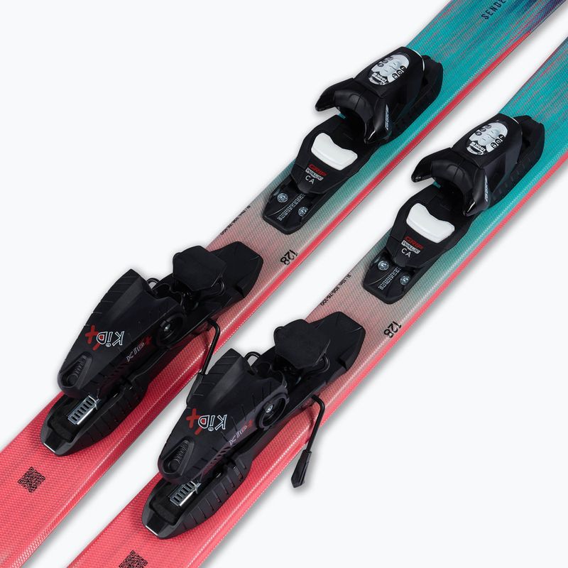 Kinder-Alpinski mit Bindung Rossignol Sender Jr 128-140 + Xpress 7 GW 6
