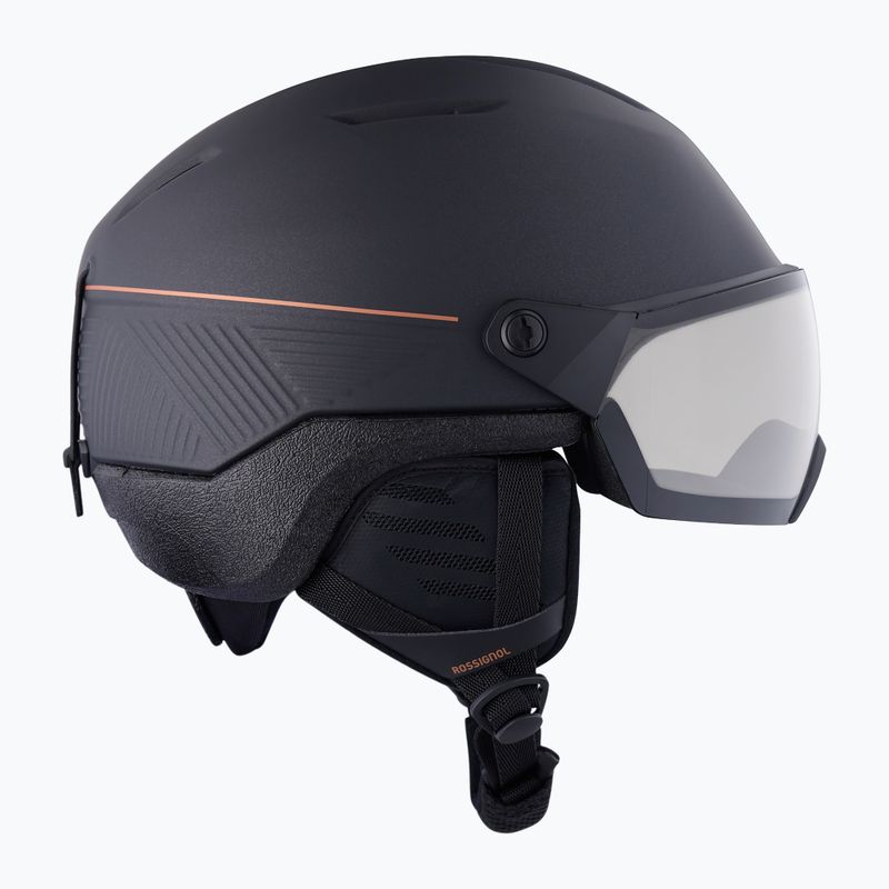 Skihelm Rossignol Fit Visor Impacts Photo black 2