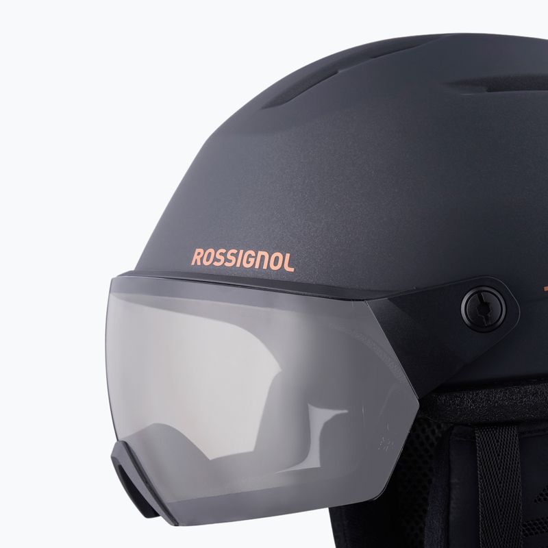 Skihelm Rossignol Fit Visor Impacts Photo black 6