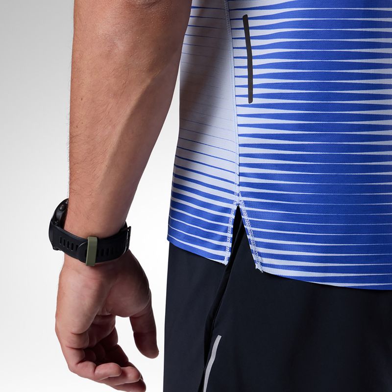 Herren-Laufshirt Rossignol Sapa Ultra Tee dazzle blue line fogg 7