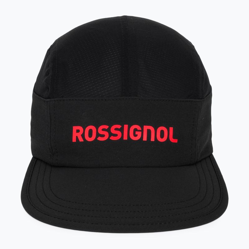 Basecap Rossignol Active 5 Panel black/red 2