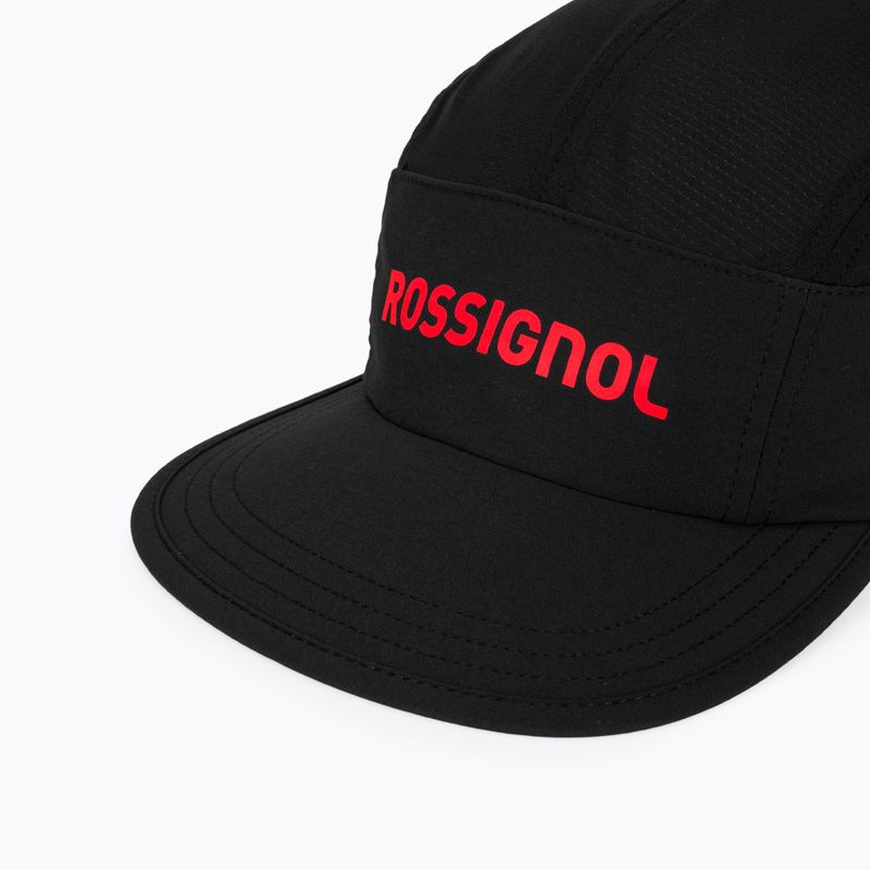 Basecap Rossignol Active 5 Panel black/red 3