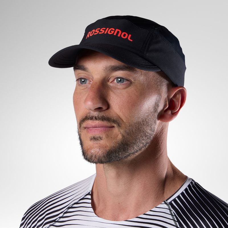 Basecap Rossignol Active 5 Panel black/red 6