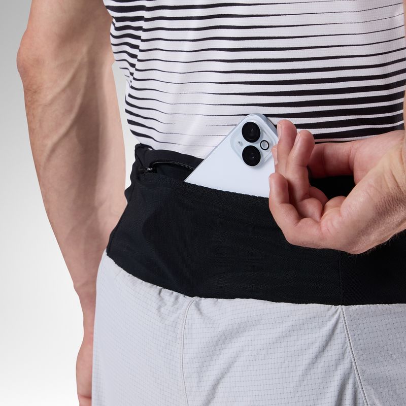 Laufshorts Rossignol Sapa 2IN1 7" light grey 7