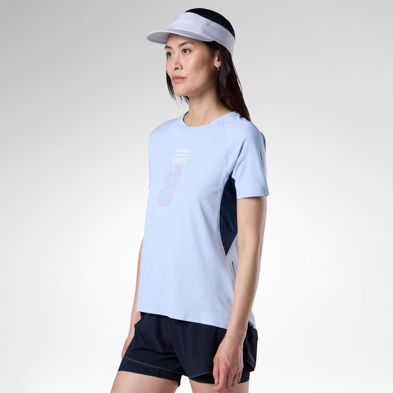 Damen-Laufshirt Rossignol Sapa Ultra Tee blue aura 5
