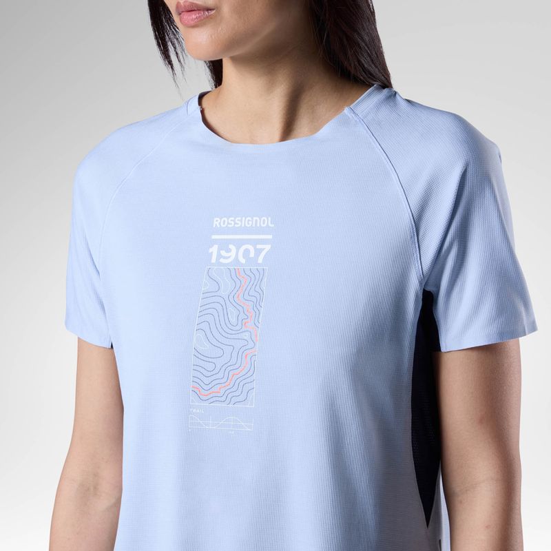 Damen-Laufshirt Rossignol Sapa Ultra Tee blue aura 6