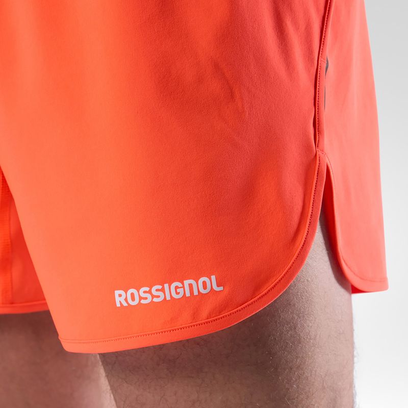 Herrenshorts zum Laufen Rossignol Sapa 5" neon red 7