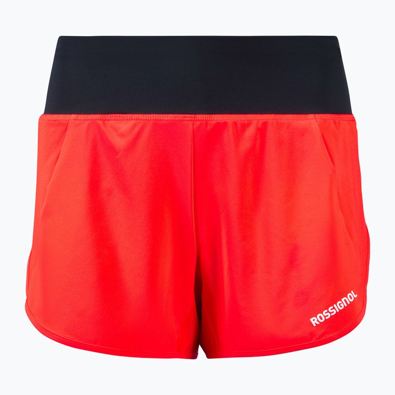 Damen Laufshorts Rossignol Sapa neon red 8