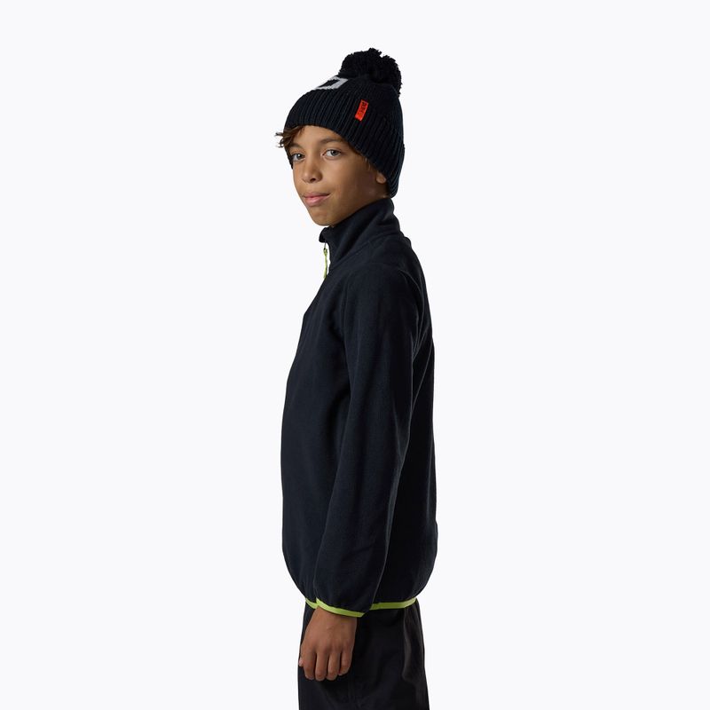 Kinder Fleecejacke Rossignol Quarter Zip Polar Fleece black 5