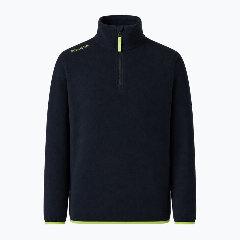 Kinder Fleecejacke Rossignol Quarter Zip Polar Fleece black 9